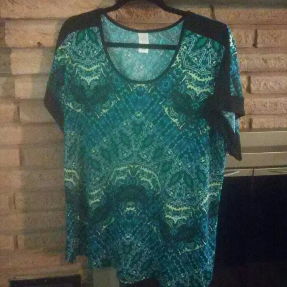 Boho print top